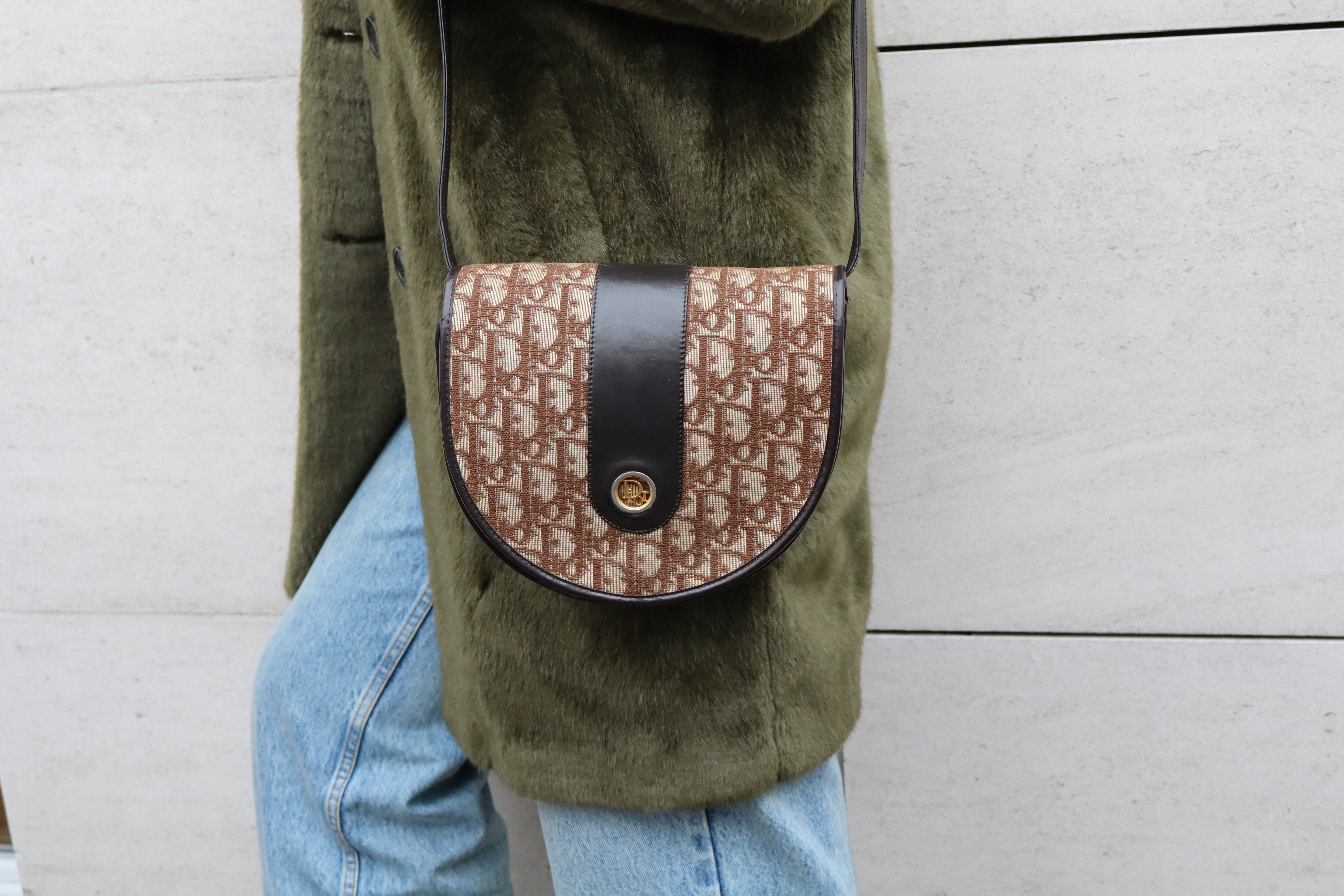 Sac à bandoulière Saddle Demi-Lune