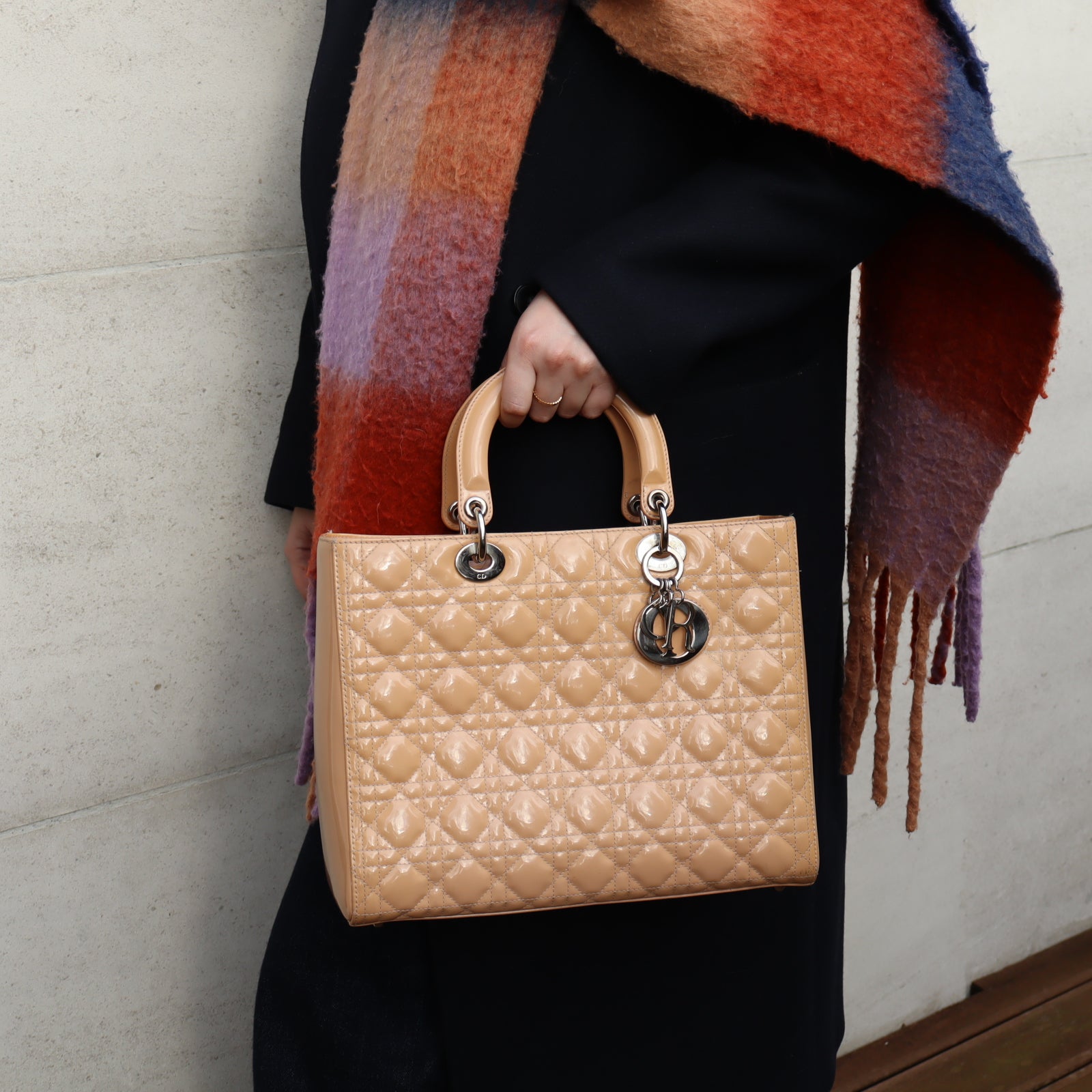 Lady Dior grained