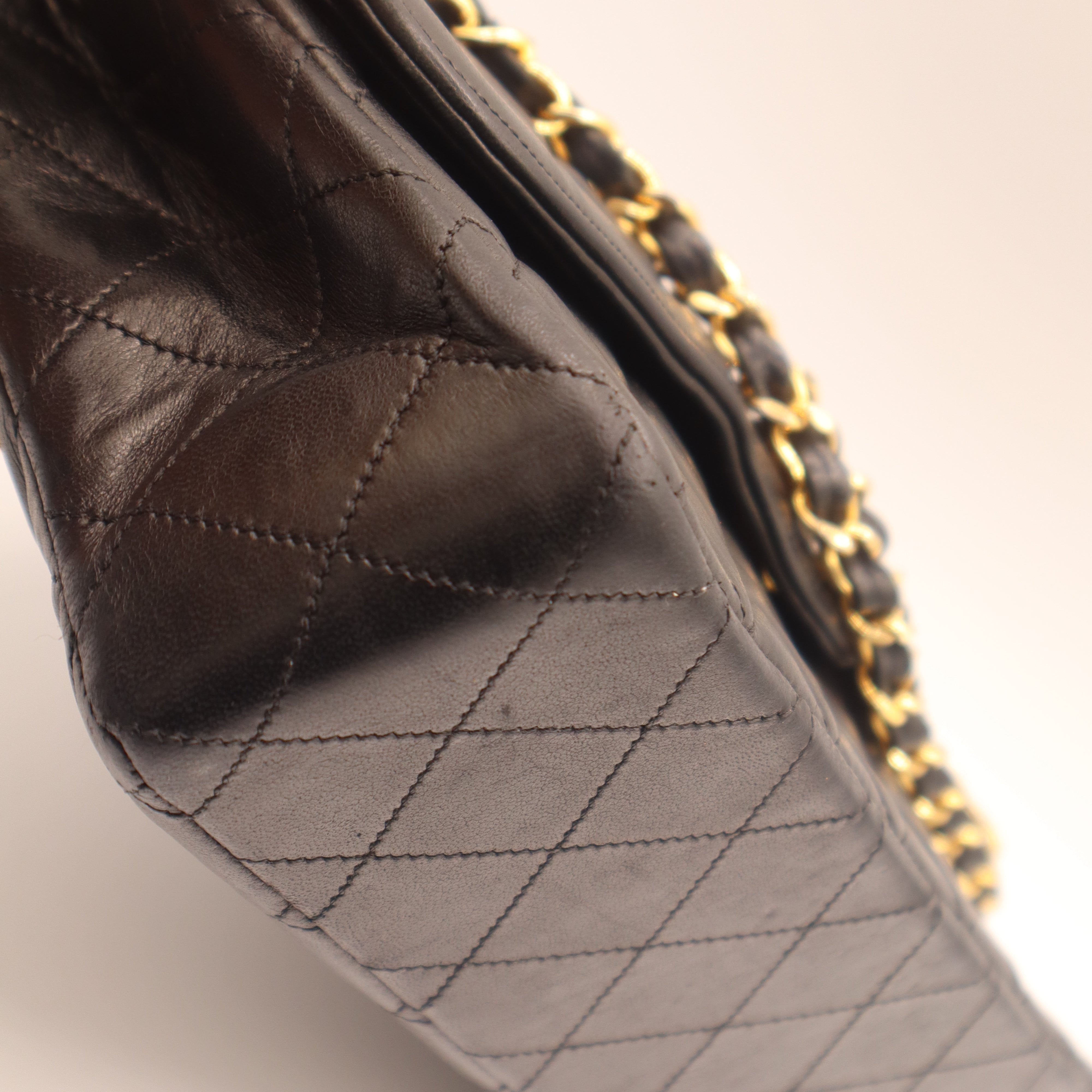 Sac à double rabat matelassé classique