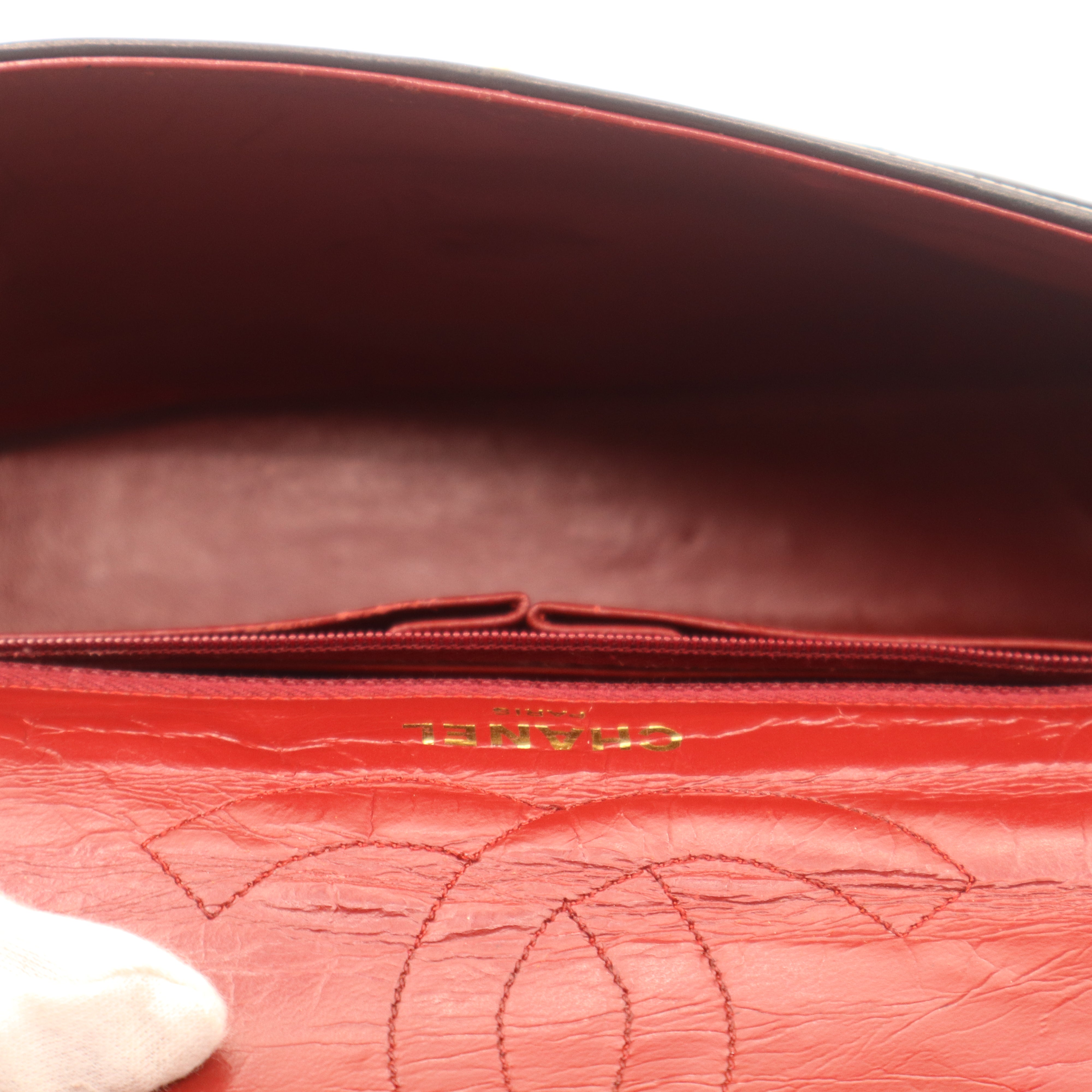 Sac à double rabat matelassé classique