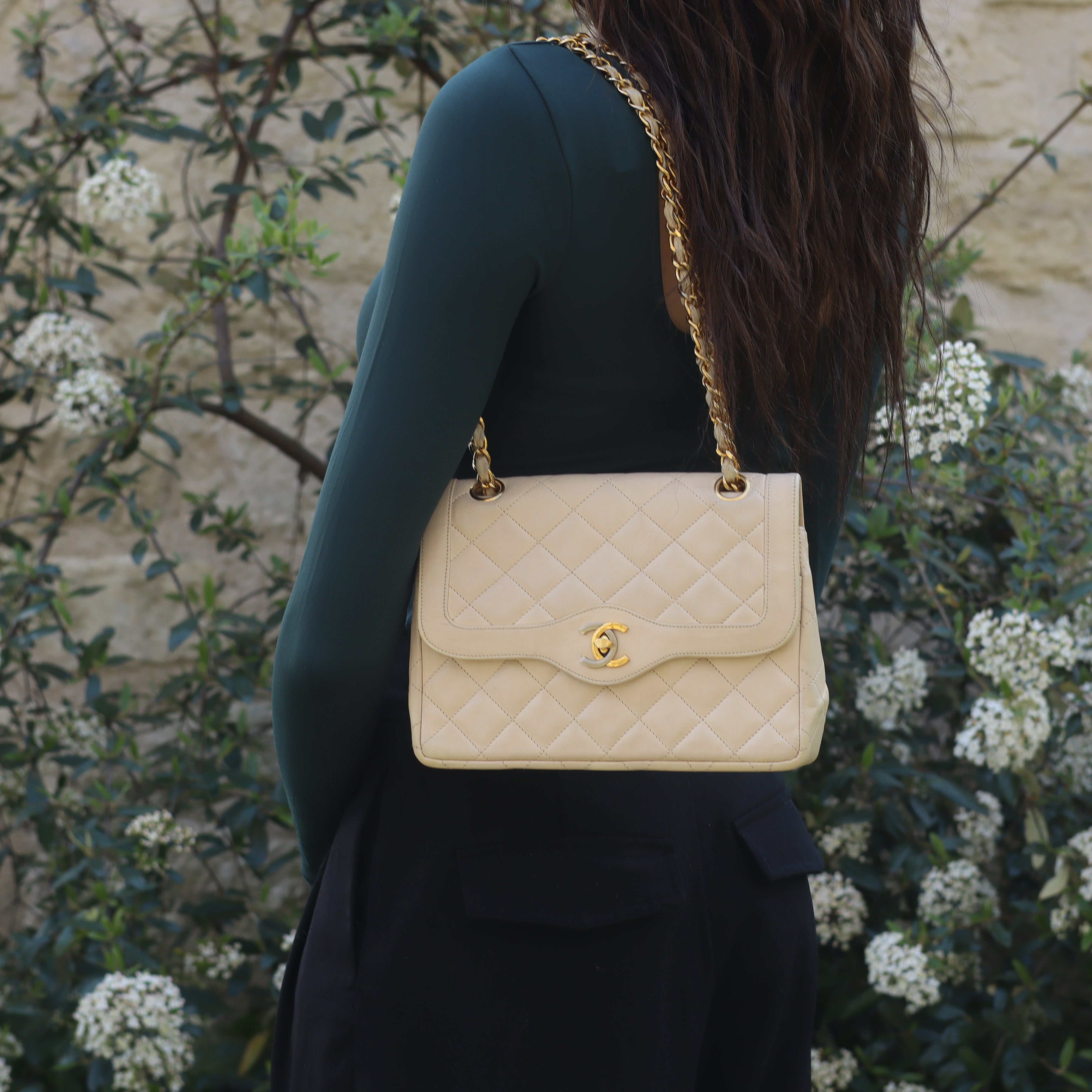 Sac à double rabat Paris limited edition 21 cm