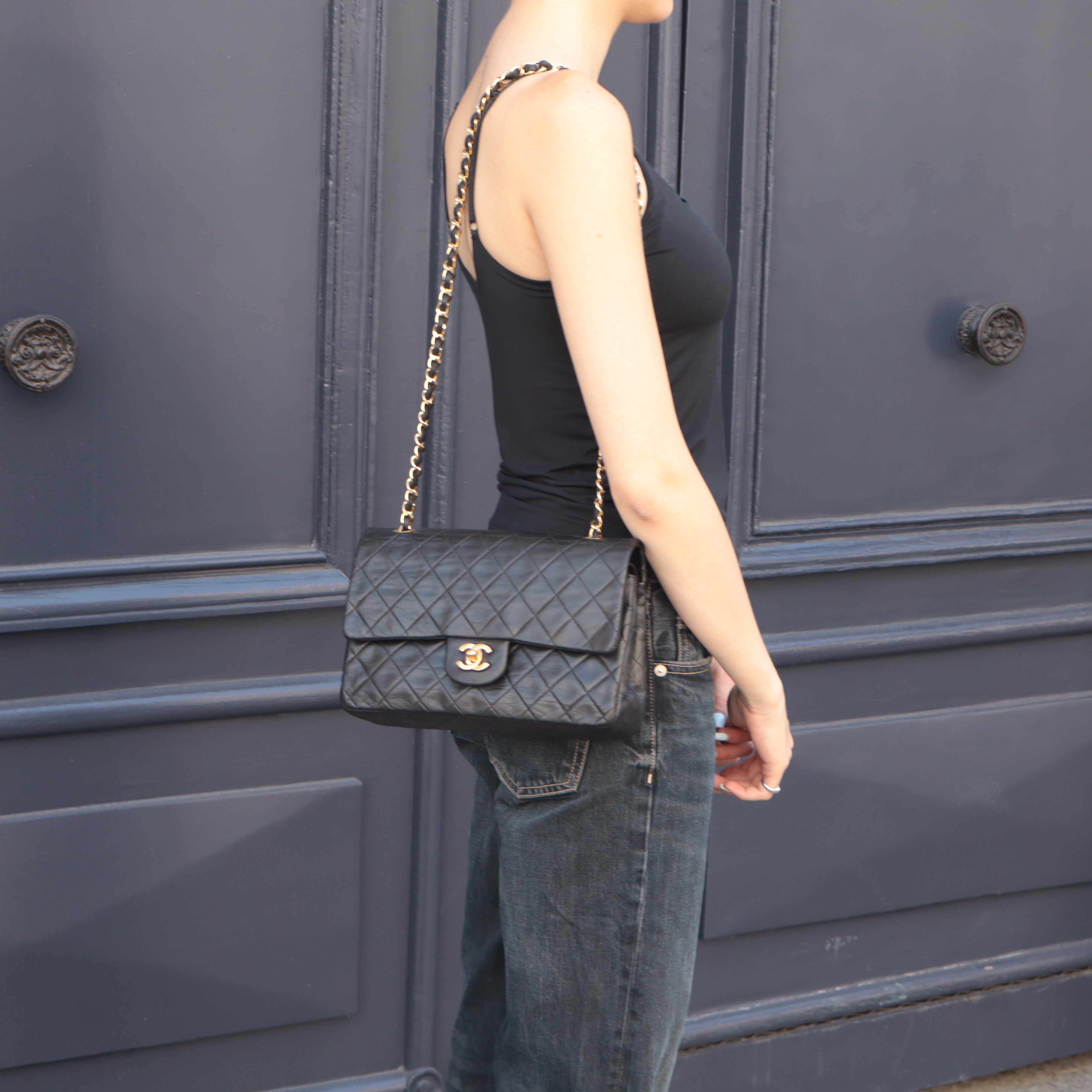 Sac à double rabat Timeless 25 cm