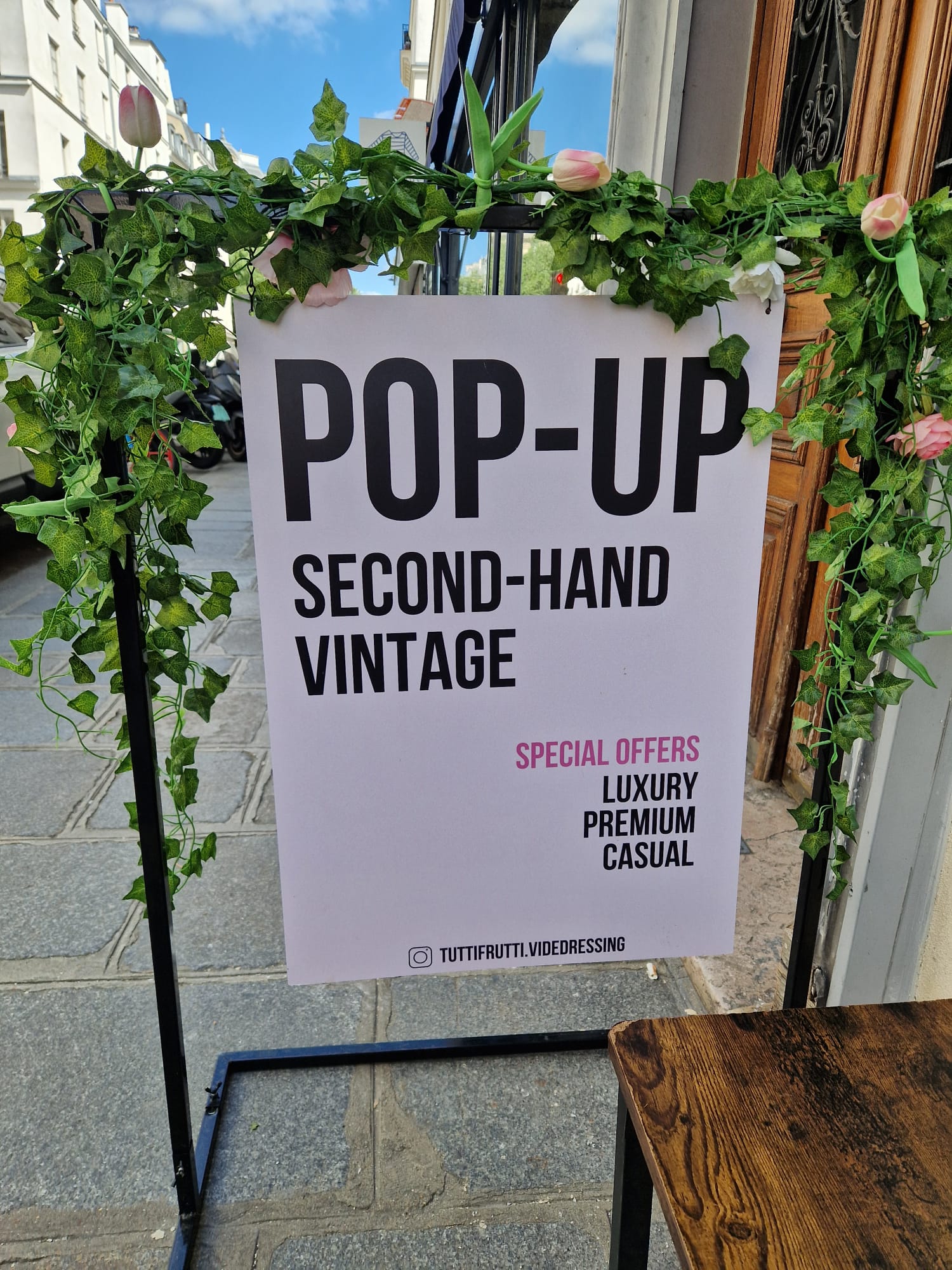 Participation au Pop-up Tutti Frutti les 3 & 4 Mai 2025