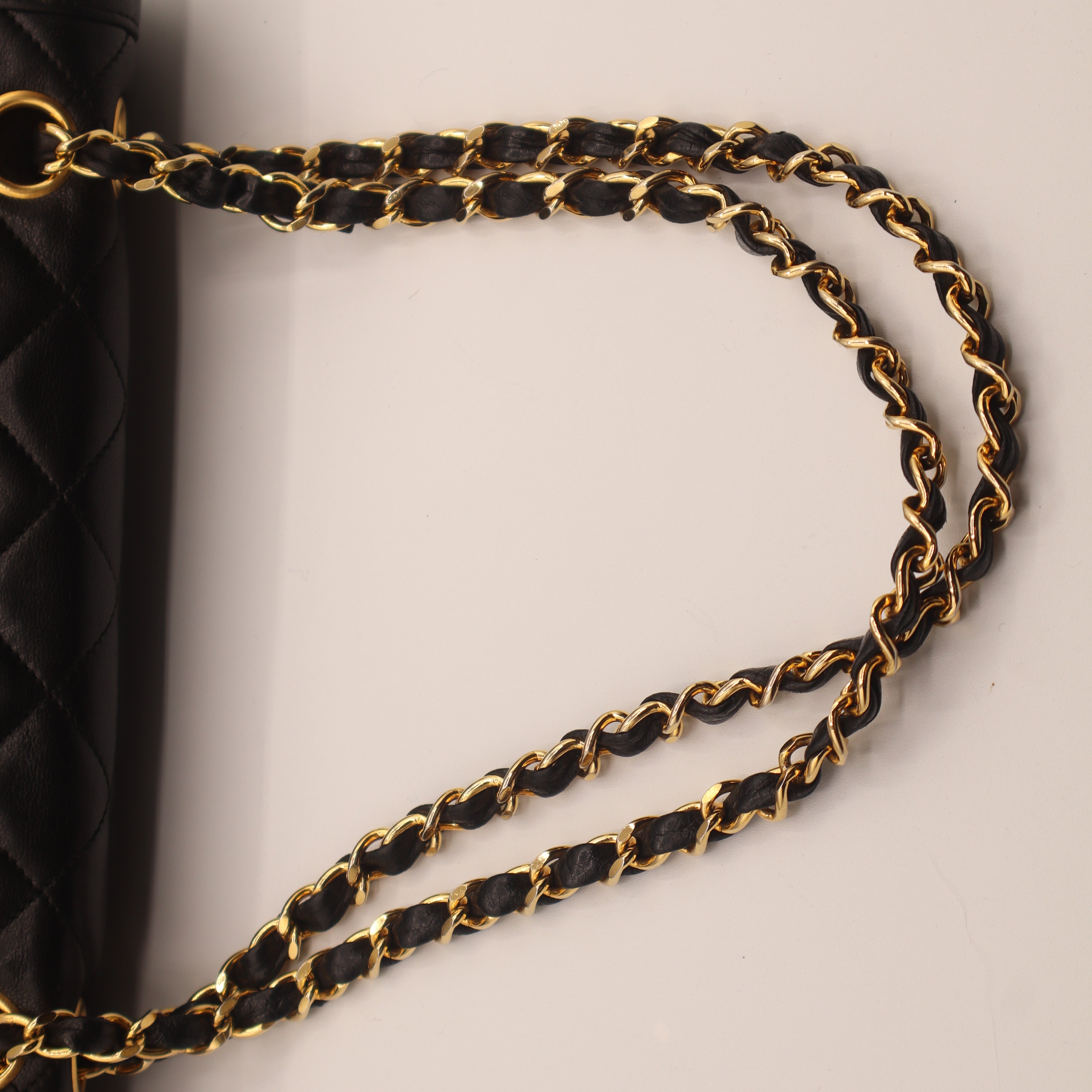 Sac à double rabat matelassé classique