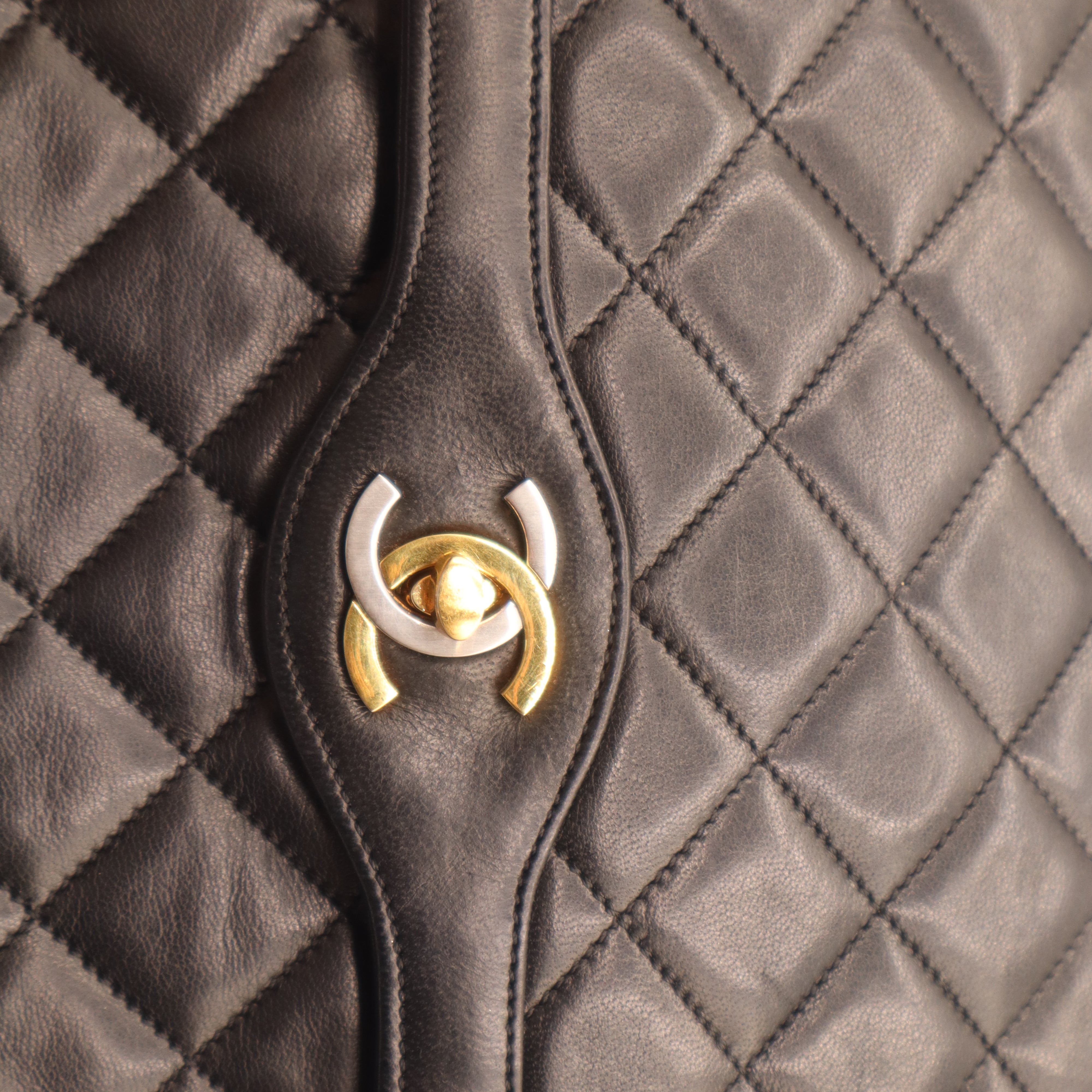 Sac à double rabat matelassé classique